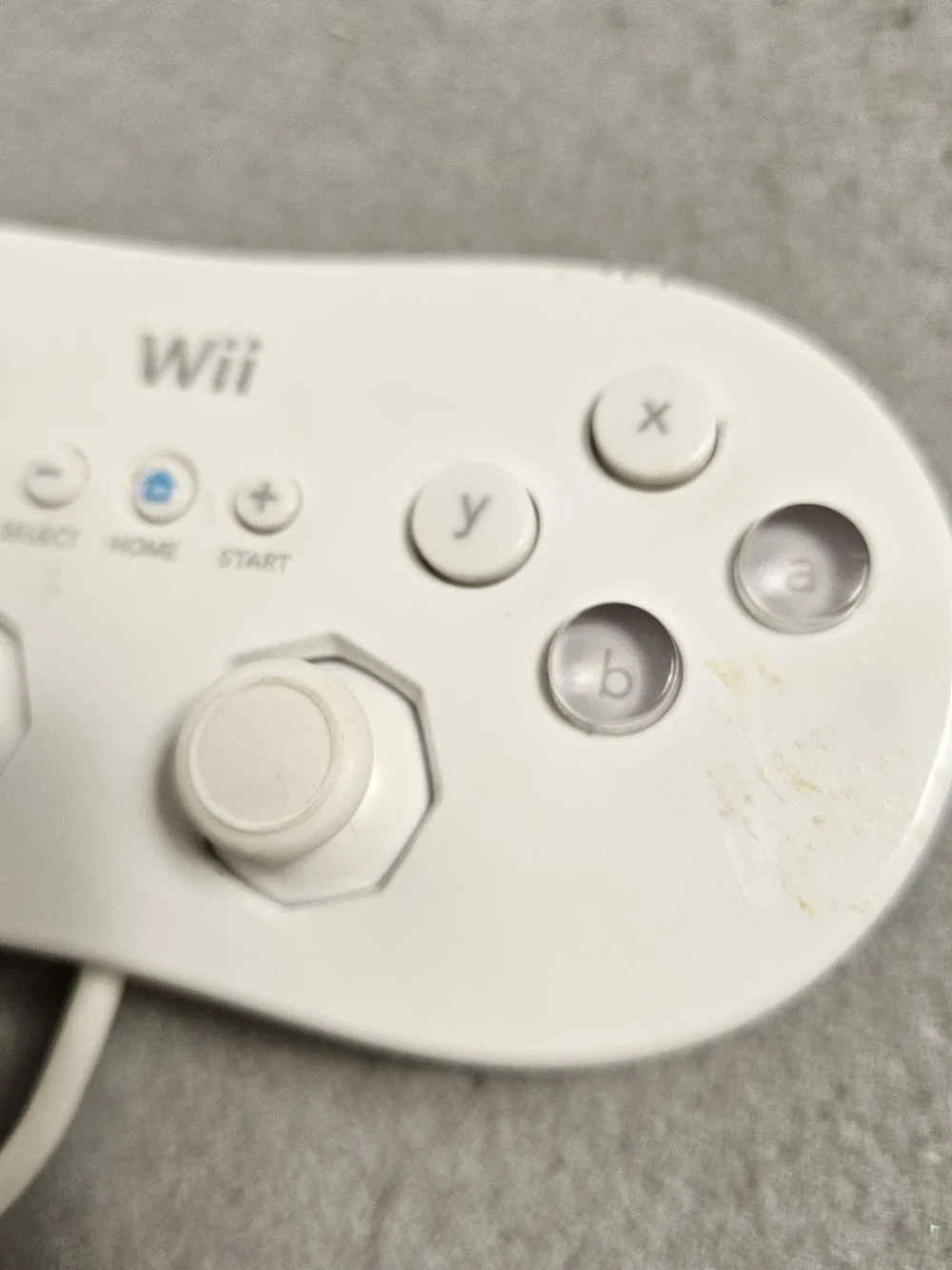 Nintendo Wii Classic Controller White RVL005 OEM Untested
